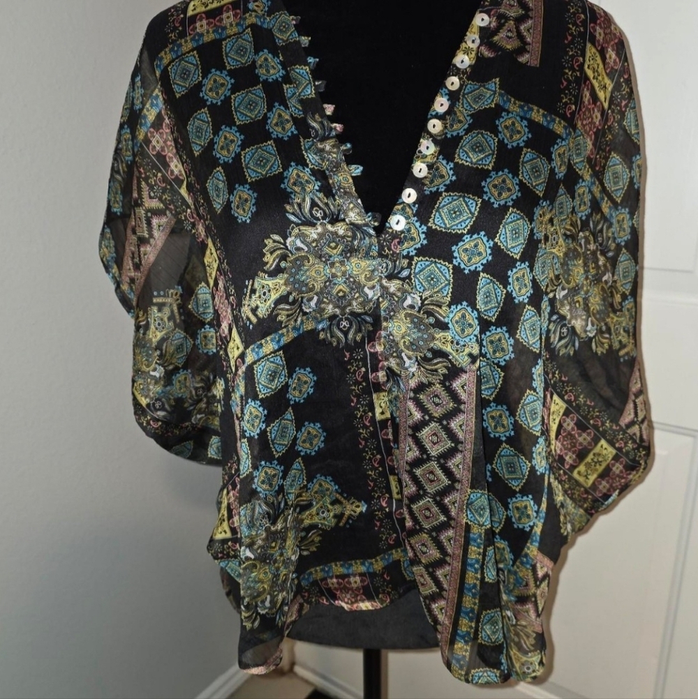 Lovestitch Multicolor Patterned Blouse